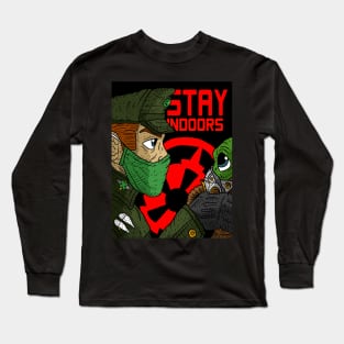 stay indoors, for the empire. stay at home and quarantine. Long Sleeve T-Shirt